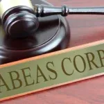 Abogado penalista activando procedimiento de habeas corpus en juzgado de guardia de Valencia