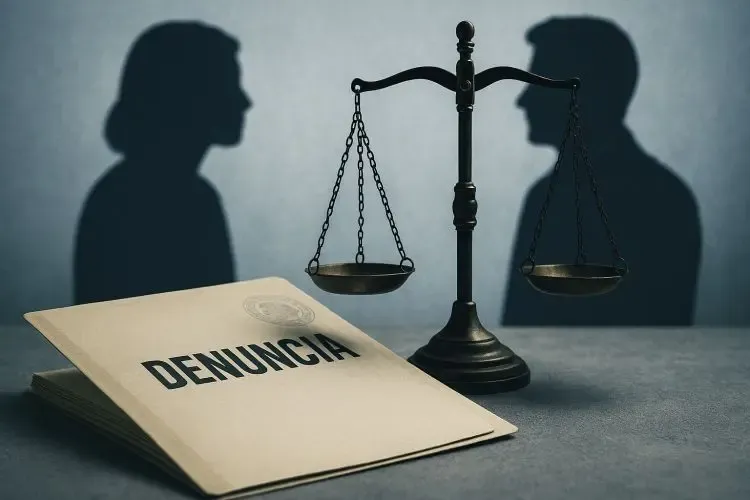 Abogado analizando una denuncia falsa por agresión sexual conforme al artículo 456 del Código Penal | Sanahuja Abogados Penalistas